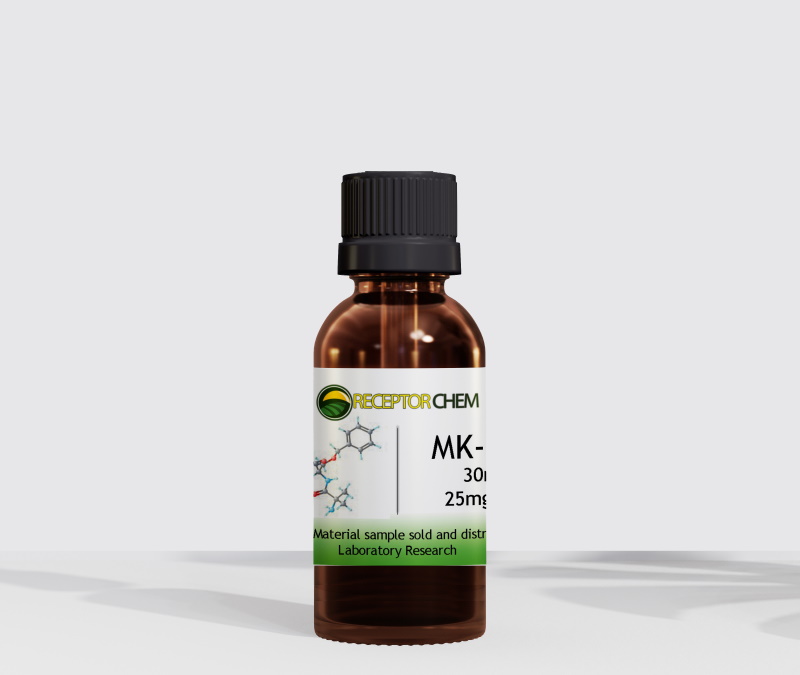 MK-677 (Ibutamoren) liquid supplement in a 30ml bottle